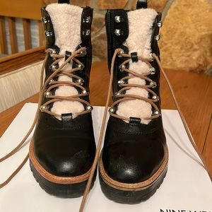 Women’s black Piercy combat boots size 8